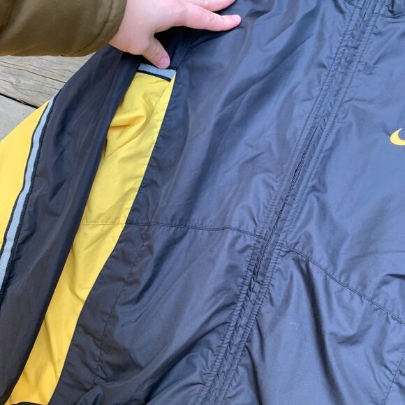 Vintage 90s Nike Jacket 'Varsity Yellow' Medium - Picture 9 of 14